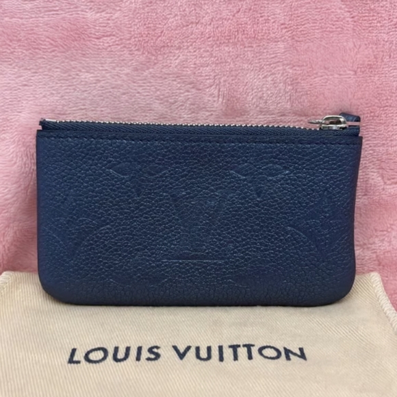 Louis Vuitton Black Lettering Keychain